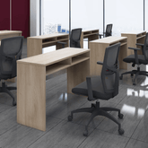 Tap Full Wooden School Training Desk with Storage - Gavisco Office Furniture